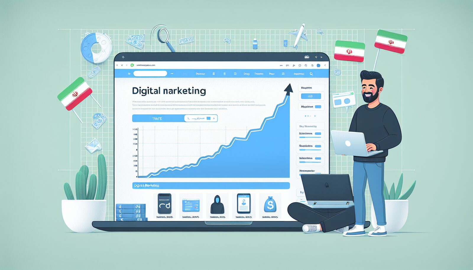 سناریوی موفق بازاریابی دیجیتال برای فروشگاه‌های اینترنتی ایر