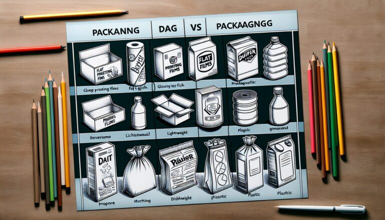 مقایسه انواع فیلم‌های چاپی و کاربرد هرکدام در بسته‌بندی