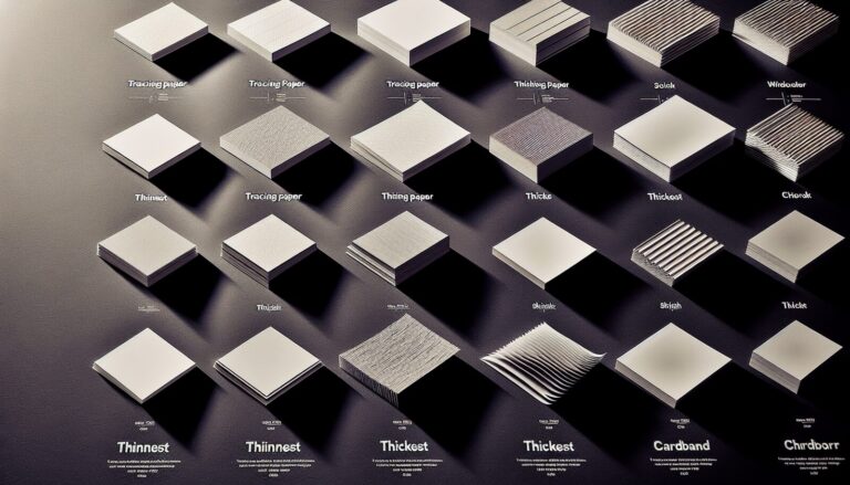 راهنمای انتخاب گرماژ مناسب برای چاپ کارت و کاتالوگ