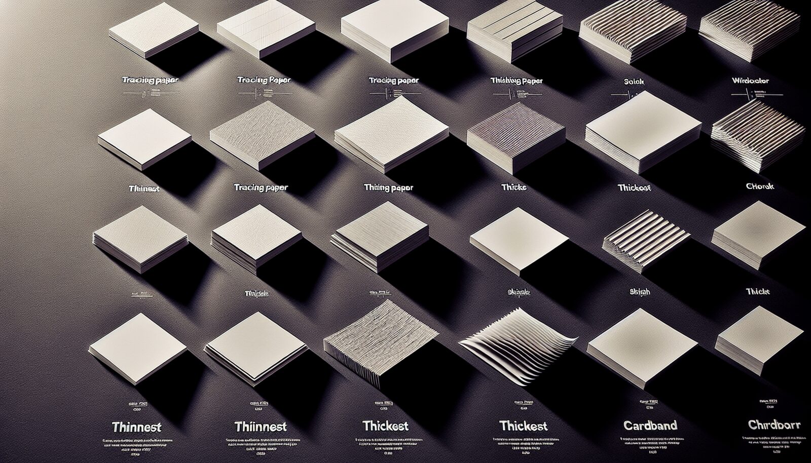 راهنمای انتخاب گرماژ مناسب برای چاپ کارت و کاتالوگ