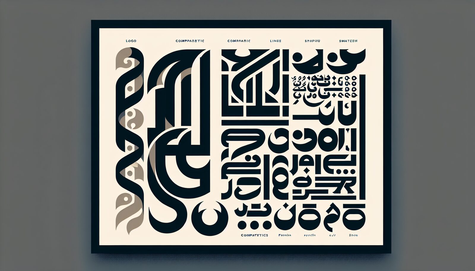 مقایسه فونت‌های محبوب فارسی برای طراحی لوگو