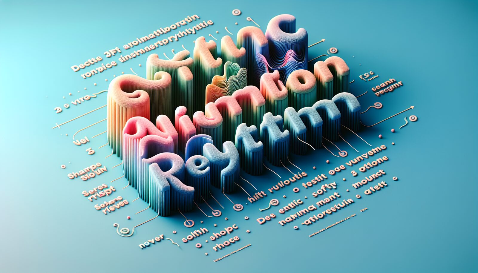 چگونه ریتم و زمان‌بندی مناسب را در موشن تایپوگرافی رعایت کنیم؟