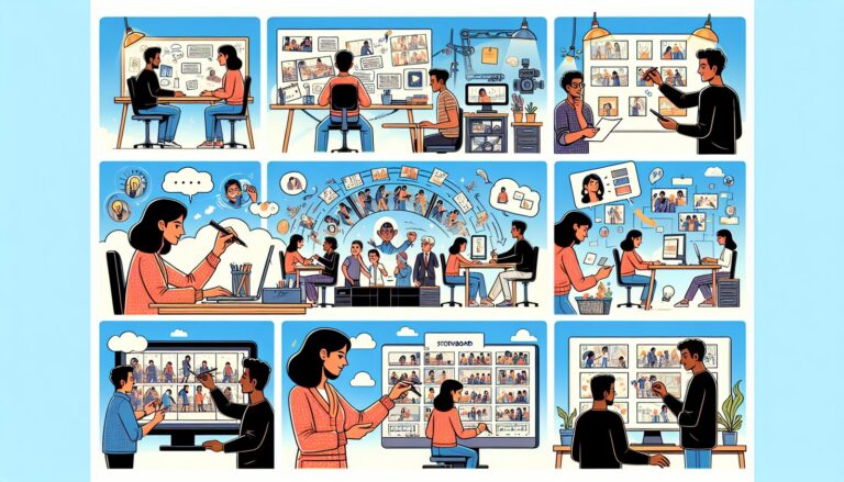 راهنمای گام‌به‌گام تولید استوری‌بورد برای موشن‌گرافی