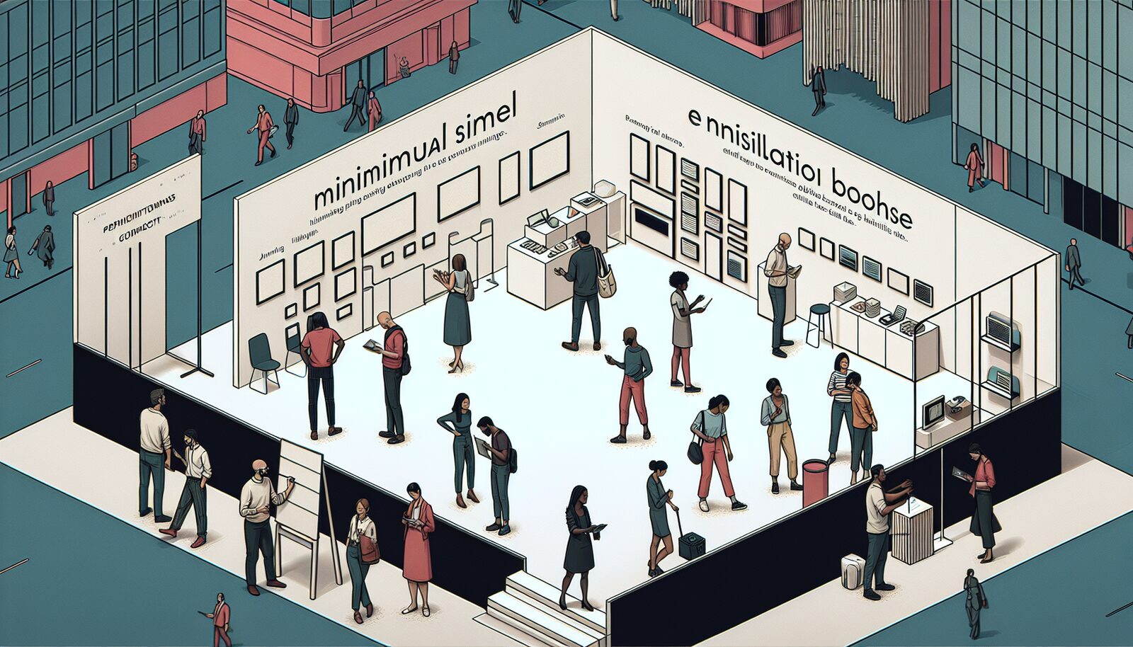 راهنمای گام‌به‌گام آماده‌سازی غرفه در نمایشگاه‌های تخصصی