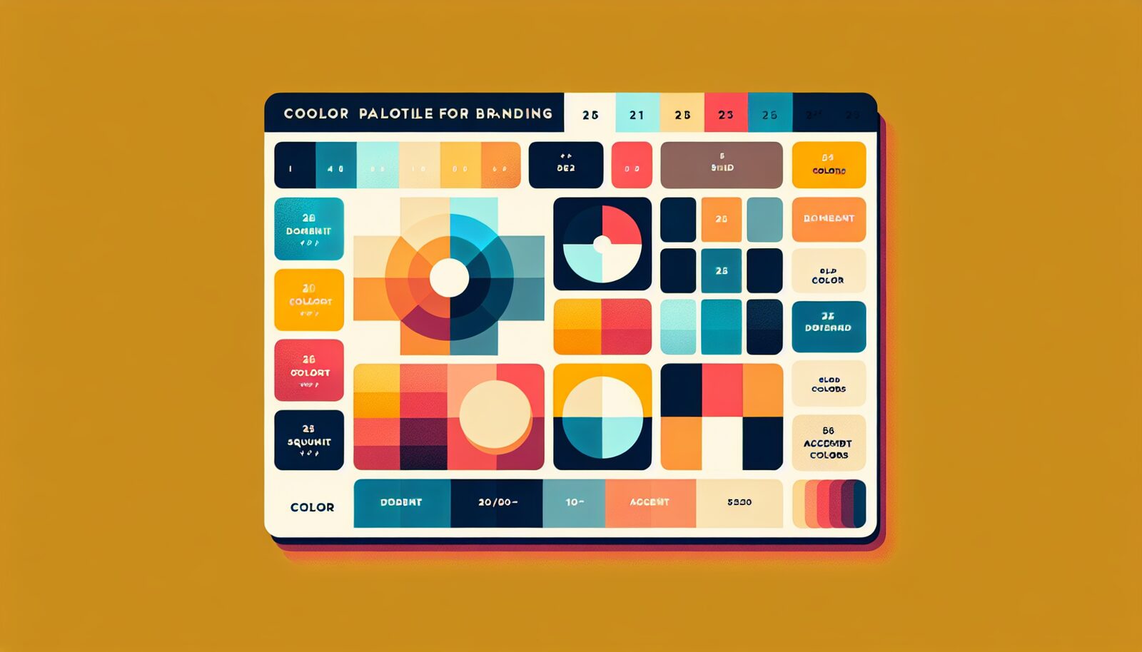 راهنمای گام‌به‌گام انتخاب پالت رنگ برای برندهای کوچک